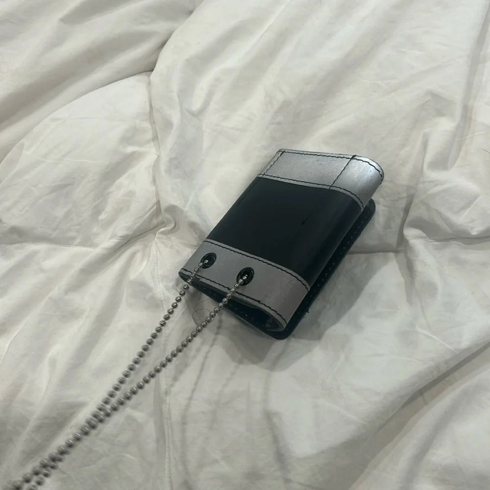 Kane M Leather ID Key Chain‎ Vintage